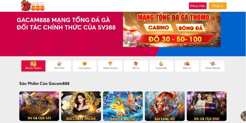 Cập nhật link vào Gacam888 mới nhất